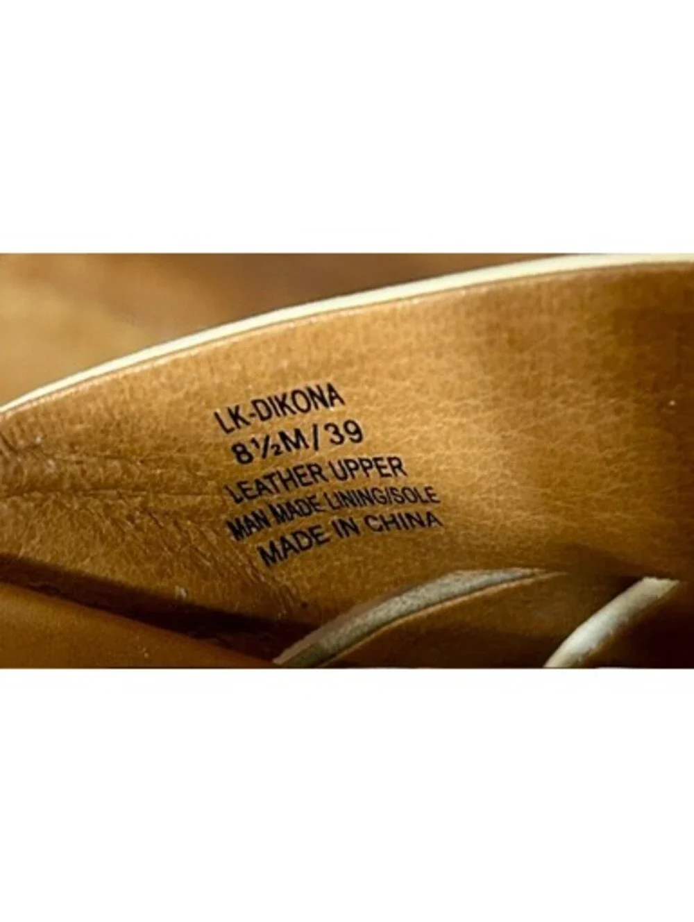 Lucky Brand Women's Leather Upper Platform Slide Sandals 8.5